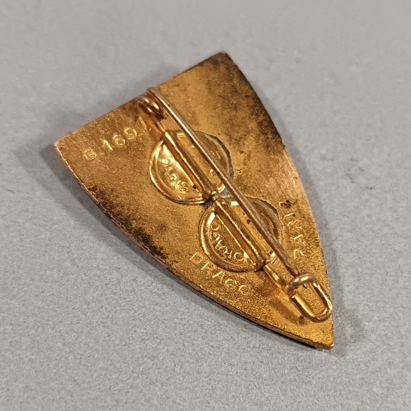 INSIGNE MILITAIRE GENIE 971 ème COMPAGNIE ELECTRO MECANICIENS FABRICATION DRAGO PARIS 1691